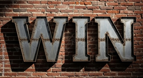 Rustic Metal Letters 