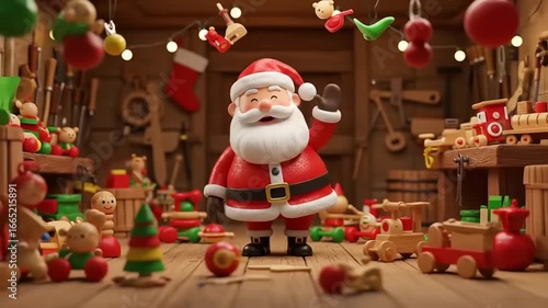 Santas Workshop Toymaking Fun.