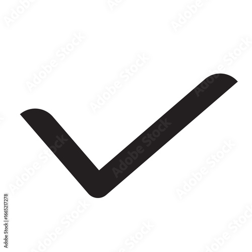 black large tick mark