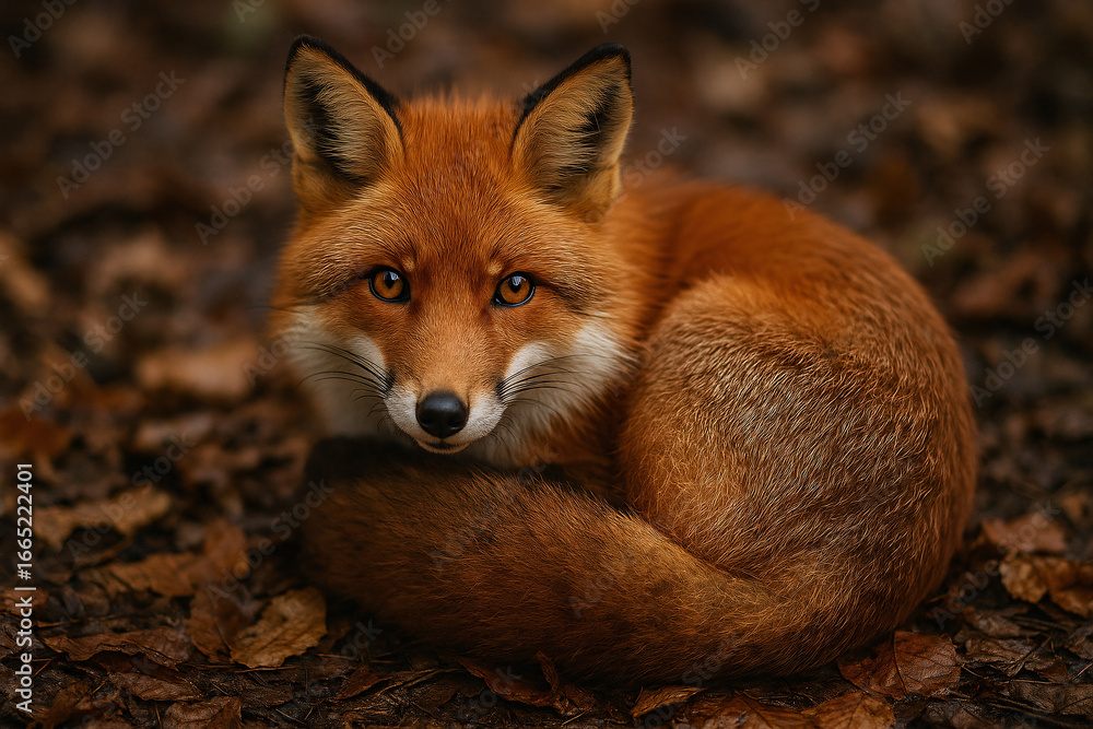 Obraz premium Majestic Fox Portrait