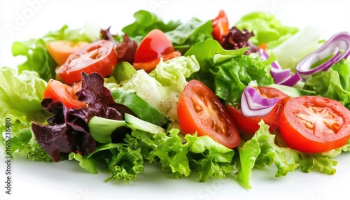 Crisp And Refreshing Salad With A Variety Of Fresh Ingredients, Perfect For A Healthy And Delicious Meal Option At Any Time.