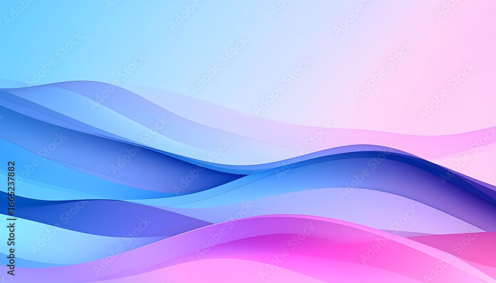 Fototapeta premium Gradient Wave Background