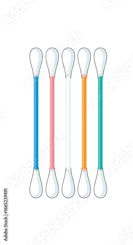 Gentle cleaning and precise application of cotton swabs for various personal care tasks