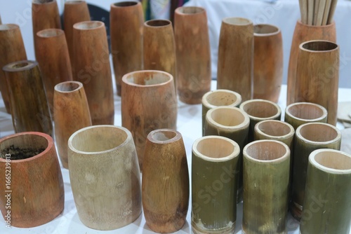 bamboo container, bamboo cup, bamboo jar, bamboo kitchen appliance, bamboo pots, bamboo, cute bamboo products, kitchen appliance, natural products, avoid plastic, handicraft, soil degradable product, 