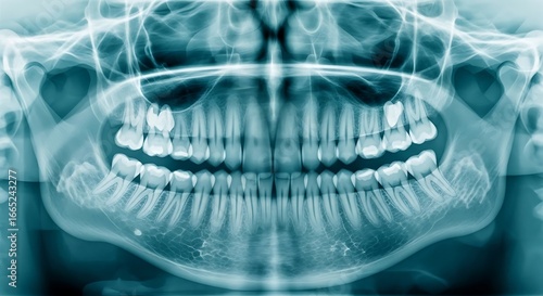 Wallpaper Mural Dental X-ray showing teeth and jaw Torontodigital.ca