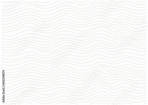 Abstract horizontal lines and ellipses pattern on white background for minimalistic design and copy space