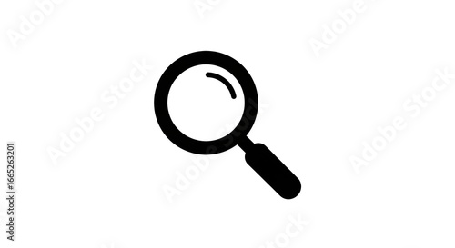 Wallpaper Mural "Magnifying Glass Icon, Representing Search, Exploration, Investigation, and Detail-Oriented Analysis, Symbolizing the Concept of Research, Discovery, and Close Examination of Information" Torontodigital.ca