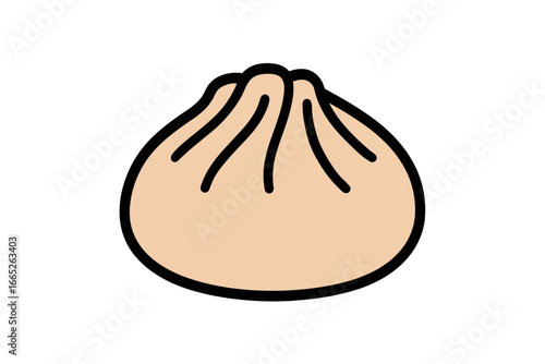 Vector Illustration of Dumpling Icon