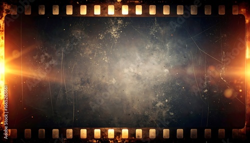 Vintage Film Strip Texture.