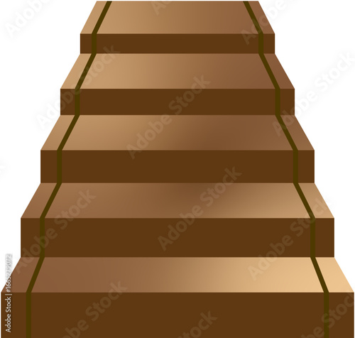 Brown Stair Step