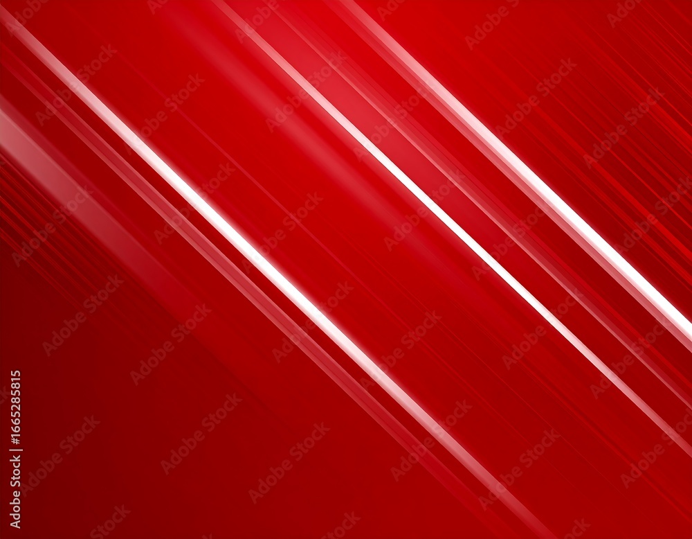 Fototapeta premium Red Abstract Speed Lines Background.
