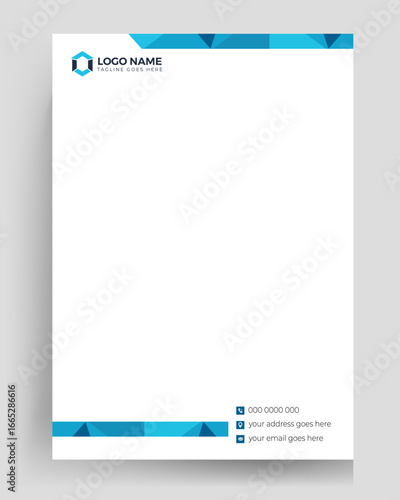 Unique Business Stationery Pad Design
