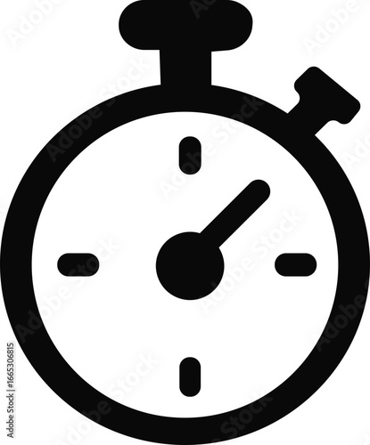 Timekeeping device icon, Simple black clock on green background for time related concepts, ,Business lunch icon. Knife, fork and plate with clock illustration. Lunch time symbol.