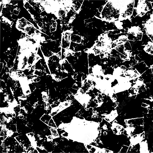 Black and white abstract grunge texture background vector design for digital art and print design projects usage