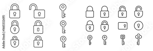 Collection of fingerprint icons for biometric authentication displayed on a white background