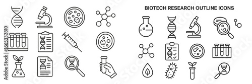 Different types of laboratory glassware used in scientific experiments at a research facility