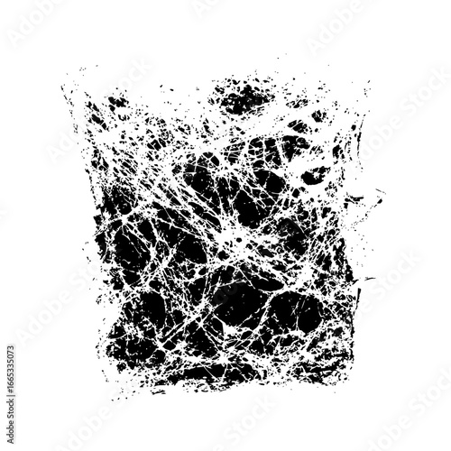 Spiderweb texture vector illustration for halloween design and grunge effect background with spooky cobweb effect