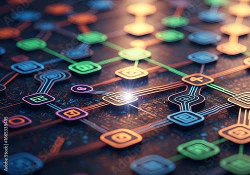 Digital Circuit Board Connections