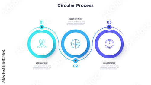 Modern Business Infographic Vector Banner