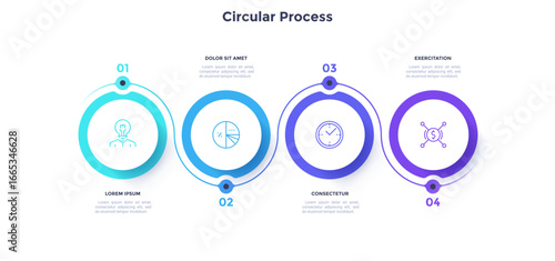Modern Business Infographic Vector Banner