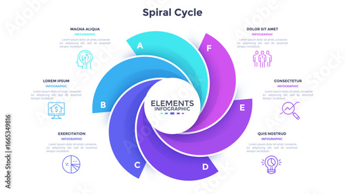 Modern Business Infographic Vector Banner