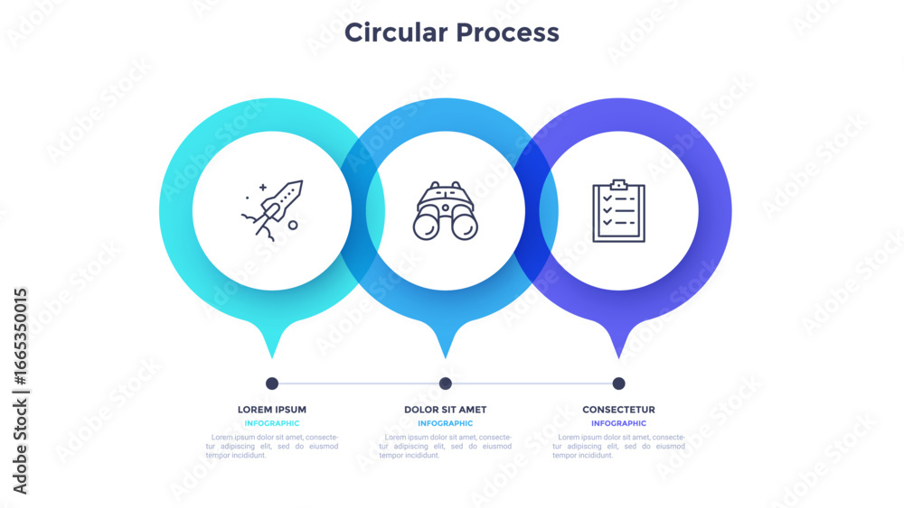 Modern Business Infographic Vector Banner