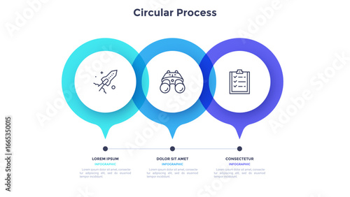 Modern Business Infographic Vector Banner