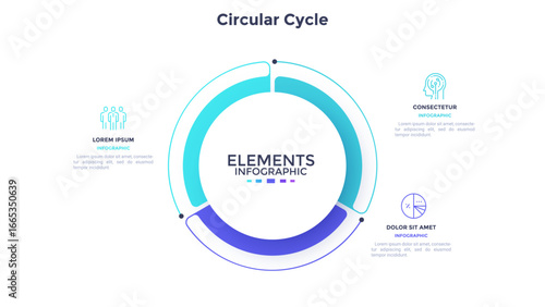Modern Business Infographic Vector Banner