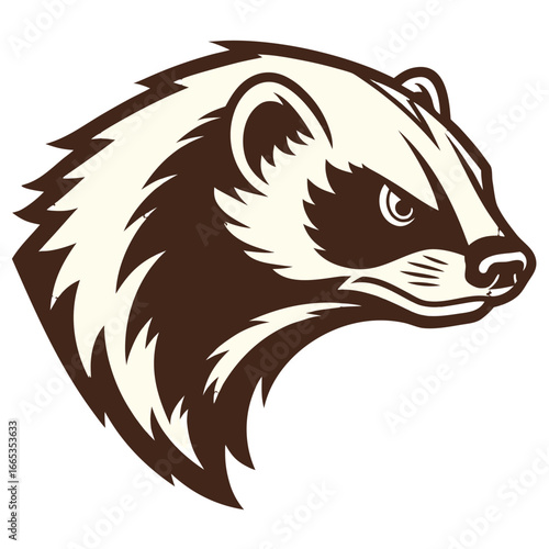 Wolverine Mascot Logo Vector, Savage Mustelid Esports Head Transparent