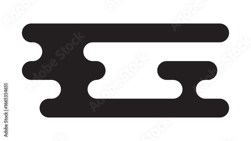 Black traditional Asian-style cloud