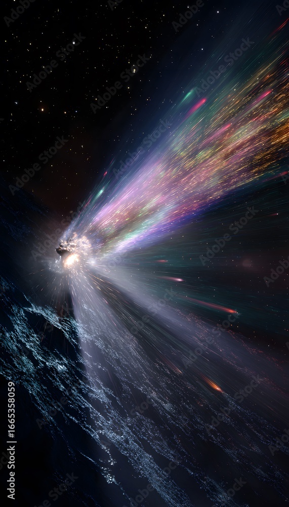 Obraz premium Epic Comet View