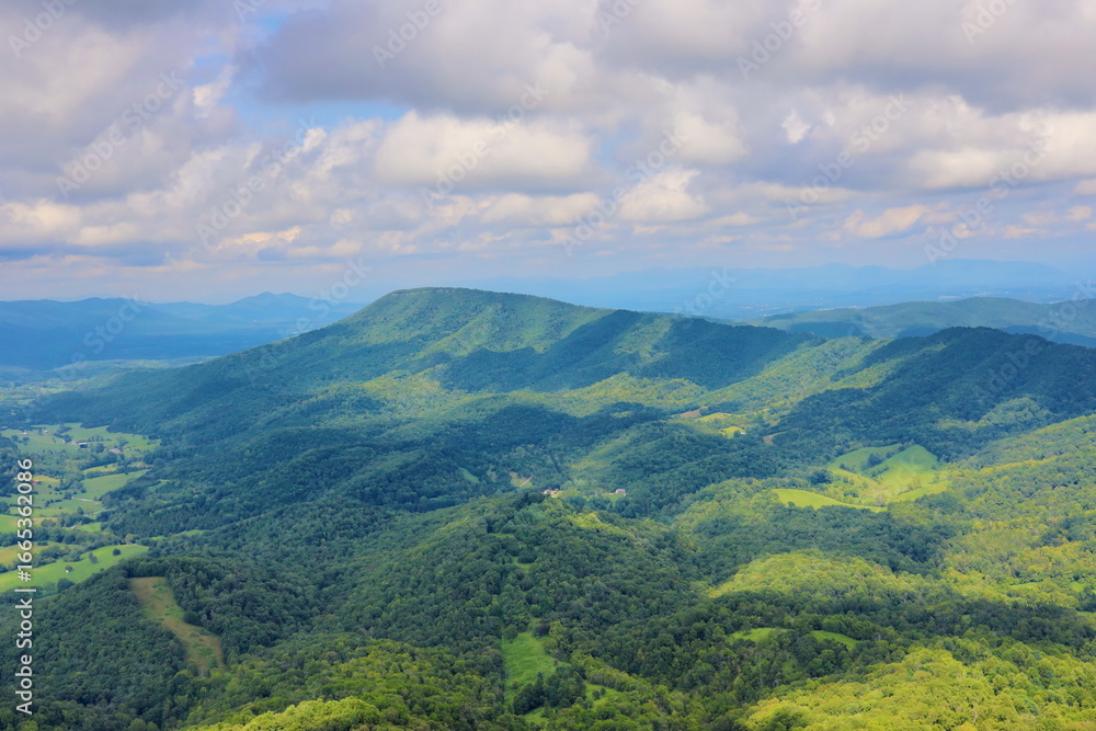 Fototapeta premium mountain landscape with blue sky