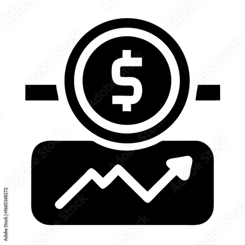 Crypto sell button icon set on transparent background