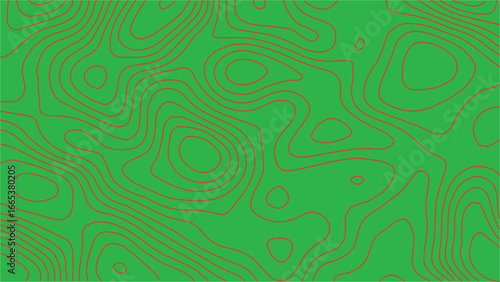 Topography Elevation Vector Pattern with Minimalist Multicolor Contour Lines, Seamless Terrain Texture, and Explorer-Inspired Map Layout for Posters and Backgrounds
