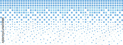 educational vector bubble sort visualization showing iterative comparison and swap on a disordered blue rectangle array