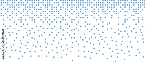 step by step algorithm vector diagram showing sorting process of data through bubble sort in blue rectangle sequence