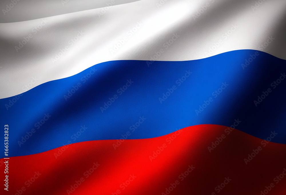 Naklejka premium flag of russia background 3d model
