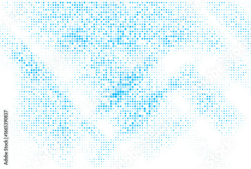 Rhythmic Halftone Pattern with a Sense of Flow