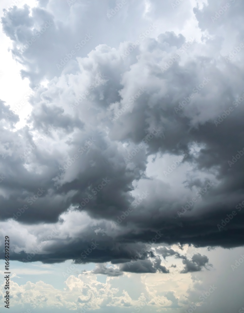 Obraz premium Dramatic storm clouds fill the sky (1)