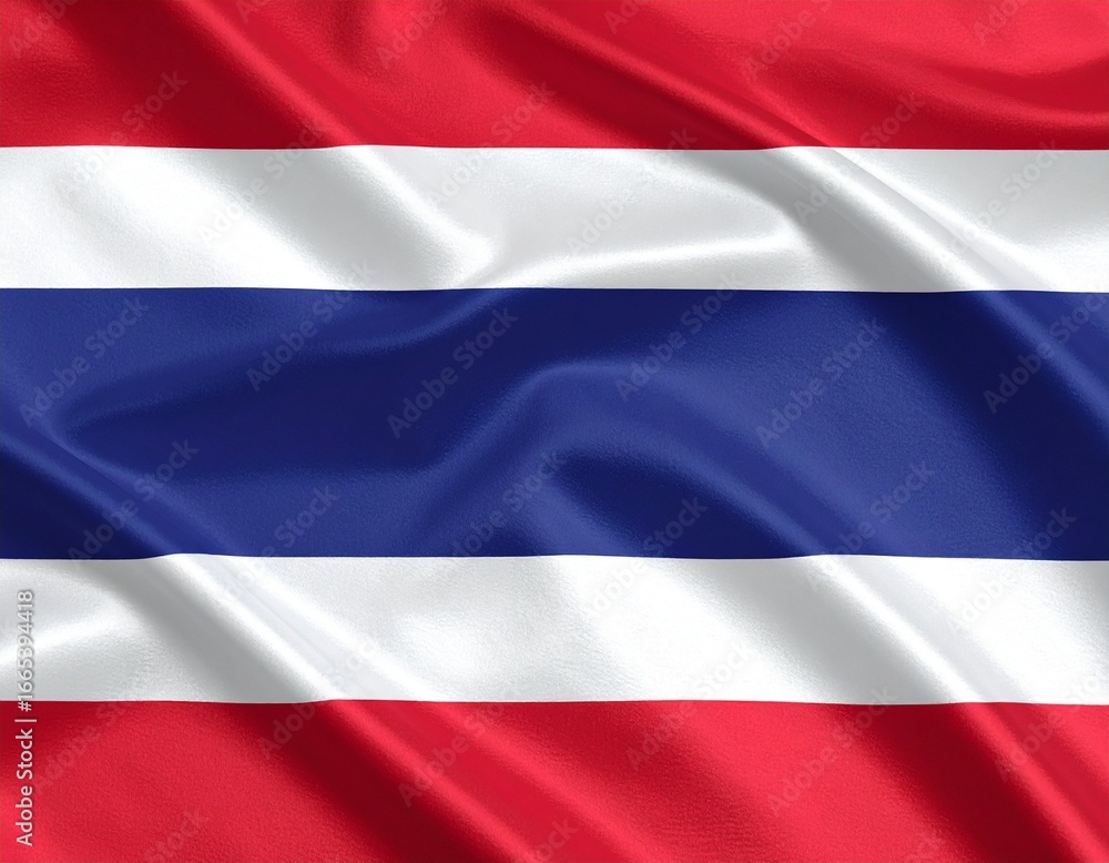 Fototapeta premium Thong Trairong: Harmony in Five Stripes