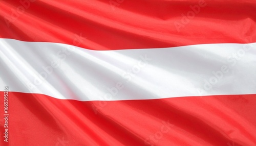 Free Download Austrian Flag with Fabric Texture - GFXLoad