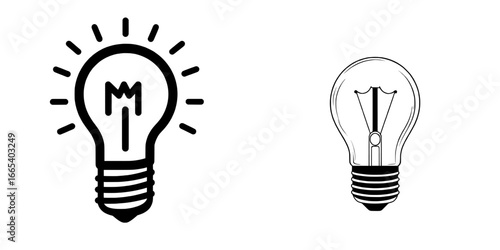 The Lightbulb Icon represents a straightforward yet potent symbol of a lightbulb, embodying innovation, creativity, and novel concepts