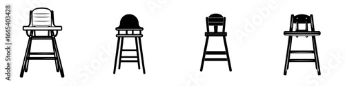 A sleek and minimalist icon depicting a modern chair is the Modern Chair Icon, ideal for interior design, furniture websites, and branding materials