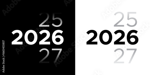 Happy New Year 2026 is loading or coming new year 2026 is loading Loading bar concept vector graphic or illustration Loading bar graphic design New year 2026 happy new year count down illustration