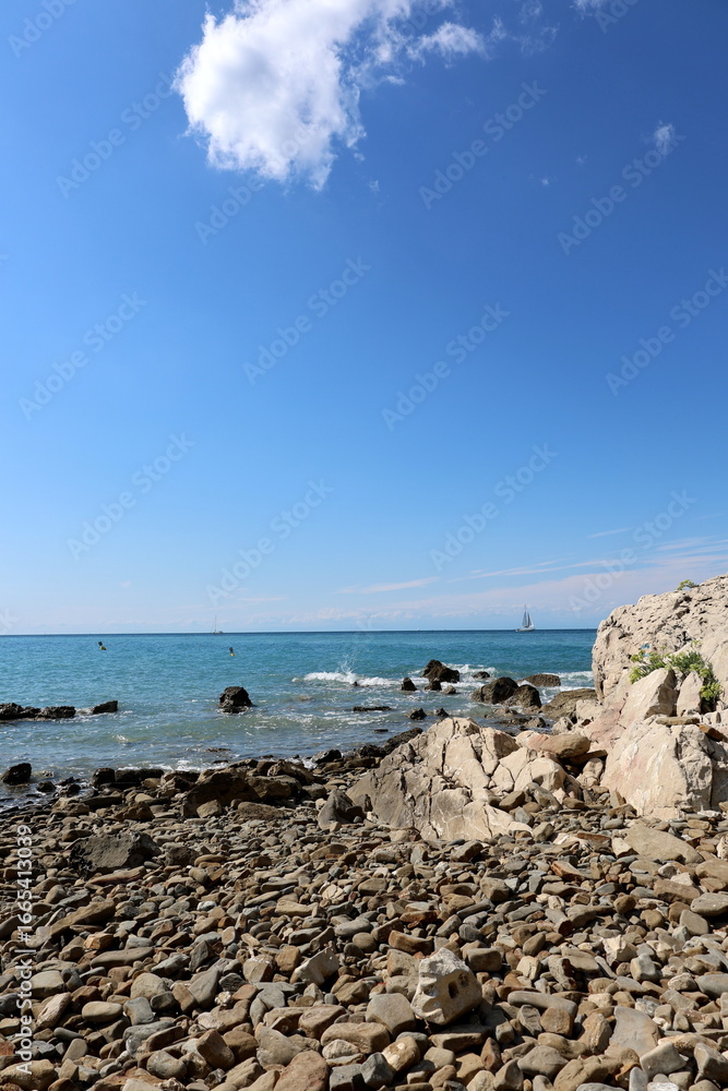 Obraz premium Moon Bay in Slowenien zwischen Koper und Piran