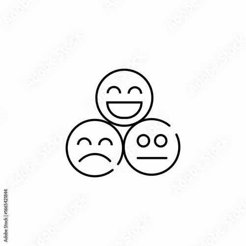 emojis neutral lol sad icon sign vector