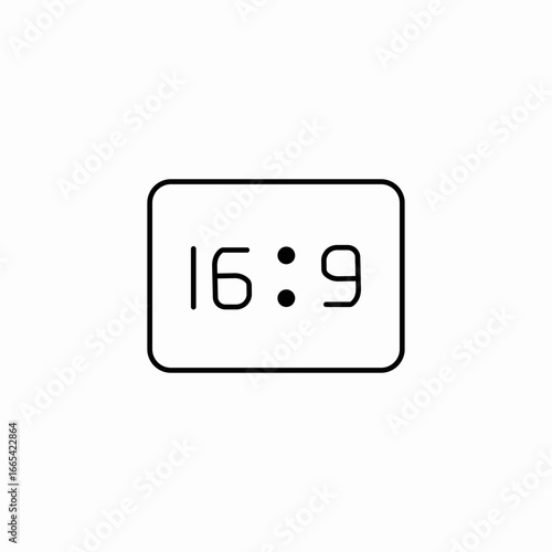 ratio measurement icon sign vector