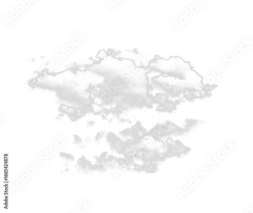 White realistic cloud, smoke or fog on isolated transparent background. Cloud png. Cloud, smoke, fog png
