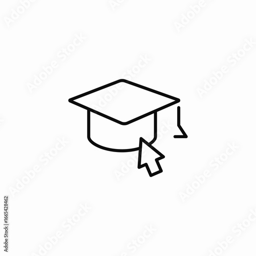 college application browsing icon sign vector