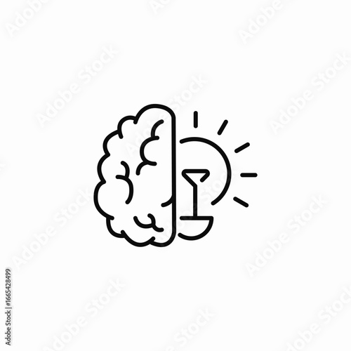 creative mind icon sign vector